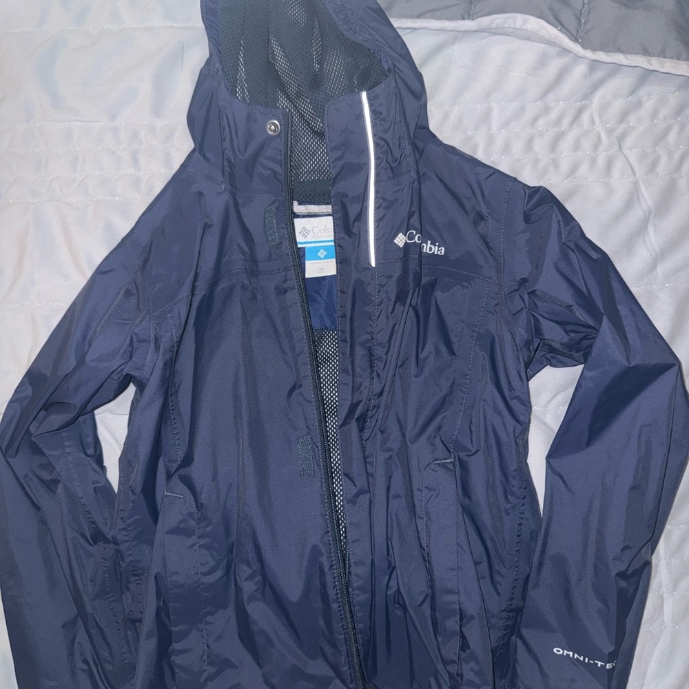 Columbia Dark Blue Hooded Jacket